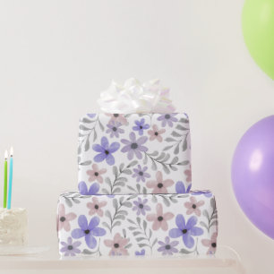Aquarell-Lavendel-Blumenverpackungspapier Geschenkpapier