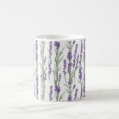 Aquarell-Lavendelblüten Kaffeetasse (Mittel)