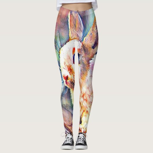 Aquarell Leggings (Vorderseite)