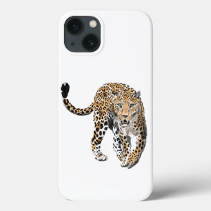 Aquarell-Leopard-Dschungelkatze gemaltes Tier grün Case-Mate iPhone Hülle