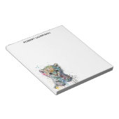 Aquarell-Leopard-Sophisticated-Notizblock Notizblock (angewinkelt)