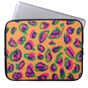 Aquarell-Leoparden-Tierdruck-Illustration patte Laptopschutzhülle