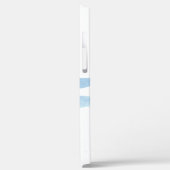 Aquarell Libelle Blau Monogrammiert Case-Mate iPhone Hülle (Rückseite / Links)