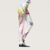 Aquarell-Libellen Legging Leggings (Rechts)