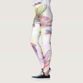 Aquarell-Libellen Legging Leggings (Links)