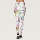 Aquarell-Libellen Legging Leggings (Rückseite)