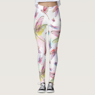 Aquarell-Libellen Legging Leggings