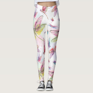 Aquarell-Libellen Legging Leggings