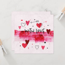 Aquarell-Liebe