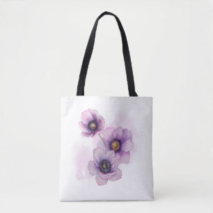 Aquarell-Lila-Blume Tasche