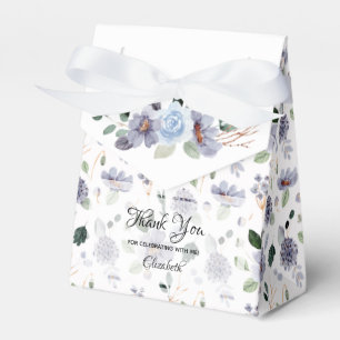 Aquarell-Lila-Blumen-Geschenkbox Geschenkschachtel