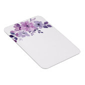 Aquarell lila Blumenstrauß Magnet (Rechte Seite)