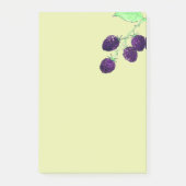 Aquarell Lila Brombeere Botanisch Post-it Klebezettel (Vorderseite)