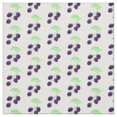Aquarell Lila Brombeere Botanisch Stoff (Muster)