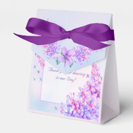 Aquarell Lila Lilac Blume Gefallen Box Geschenkschachtel