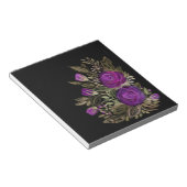 Aquarell Lila Rosen Notizblock (angewinkelt)