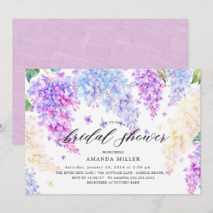 Aquarell Lilac Bridal Dusche Einladung
