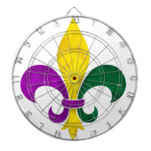 Aquarell-Lilie Dartscheibe (vorne)