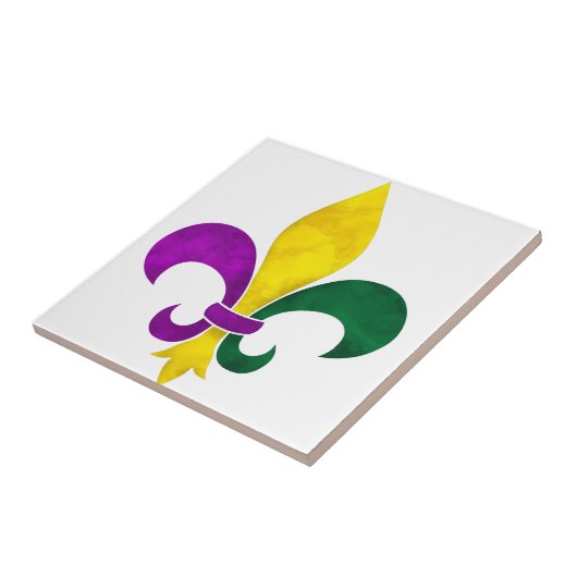 Aquarell-Lilie Fliese (Seite)