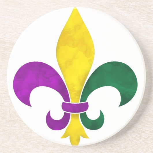 Aquarell-Lilie Getränkeuntersetzer (Vorne)