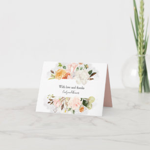 Aquarell-Lilien Magnolien Pfingstrosen Rosen Feiertagskarte