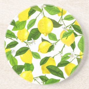 Aquarell-Limonelle Getränkeuntersetzer
