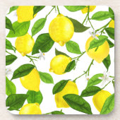 Aquarell-Limonelle Getränkeuntersetzer (Vorderseite)