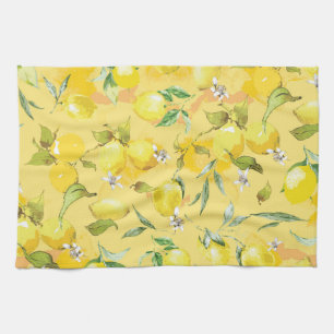 Aquarell-Limonelle IV Geschirrtuch