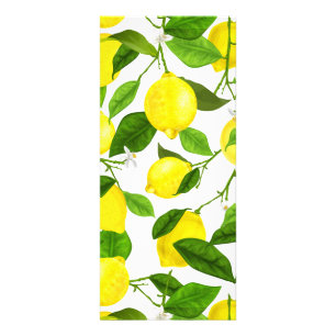 Aquarell-Limonelle Werbekarte