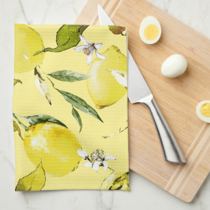 Aquarell-Limonen 15 Geschirrtuch