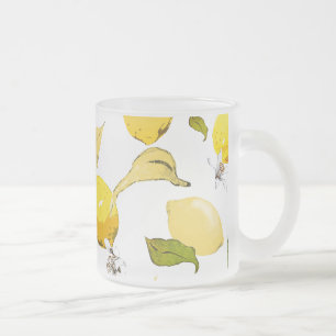 Aquarell-Limonen 17 Mattglastasse