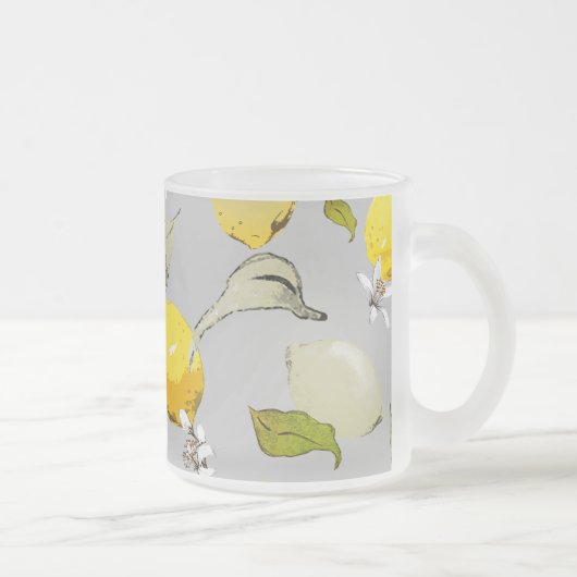 Aquarell-Limonen 18 Mattglastasse (Rechts)