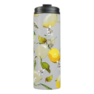 Aquarell-Limonen 18 Thermosbecher