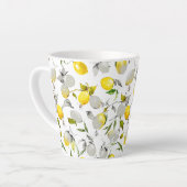 Aquarell-Limonen 21 Milchtasse (Linke Ecke)