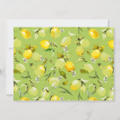 Aquarell-Limonen 22 Save The Date (Rückseite)