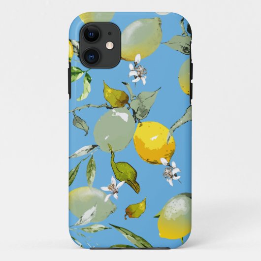 Aquarell-Limonen 26 Case-Mate iPhone Hülle (Rückseite)