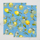 Aquarell-Limonen 27 Save The Date (Vorne/Hinten)