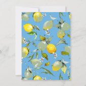 Aquarell-Limonen 27 Save The Date (Rückseite)