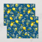 Aquarell-Limonen 29 Save The Date (Vorne/Hinten)