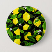 Aquarell-Limonen 2 Button (Vorderseite)
