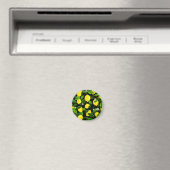 Aquarell-Limonen 2 Magnet (In Situ (Geschirrspüler))