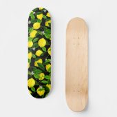 Aquarell-Limonen 2 Skateboard (Vorderseite)