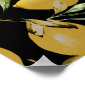 Aquarell-Limonen 31 Poster (Ecke)