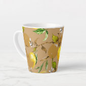 Aquarell-Limonen 33 Milchtasse (Linke Ecke)