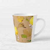 Aquarell-Limonen 33 Milchtasse (Rechts)