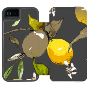 Aquarell-Limonen 35 Incipio Watson™ iPhone 5 Geldbörsen Hülle