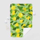 Aquarell-Limonen 3 Golfhandtuch (Insitu)