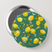 Aquarell-Limonen 6 Button (Vorne & Hinten)