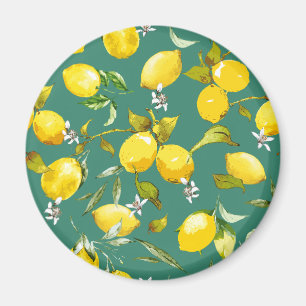 Aquarell-Limonen 6 Magnet