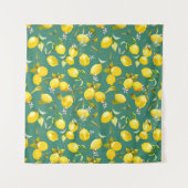 Aquarell-Limonen 6 Wandteppich (Vorderseite (Horizontal))